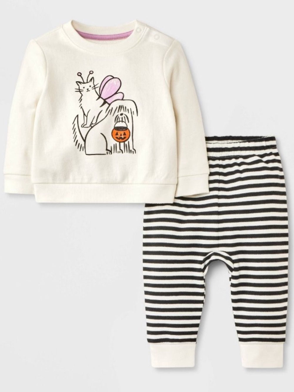🖤🩷 NWT Dog & Cat Trick-Or-Treating Halloween Outfit - 18M - Cat & Jack 🩷🖤